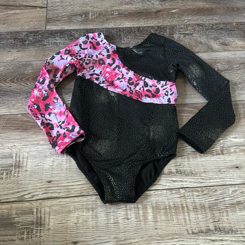 Girls Long Sleeve Leotard Gymnastics Dance Size 10